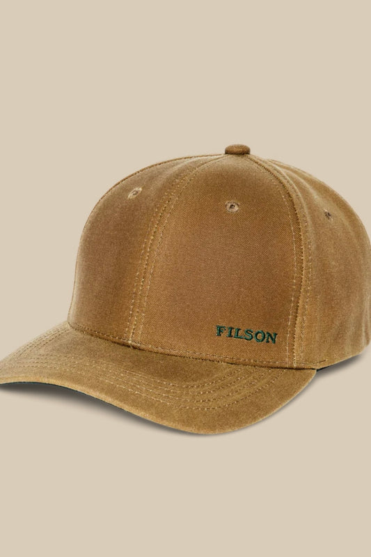 FILSON - OIL TIN LOGGER CAP - DARK TAN