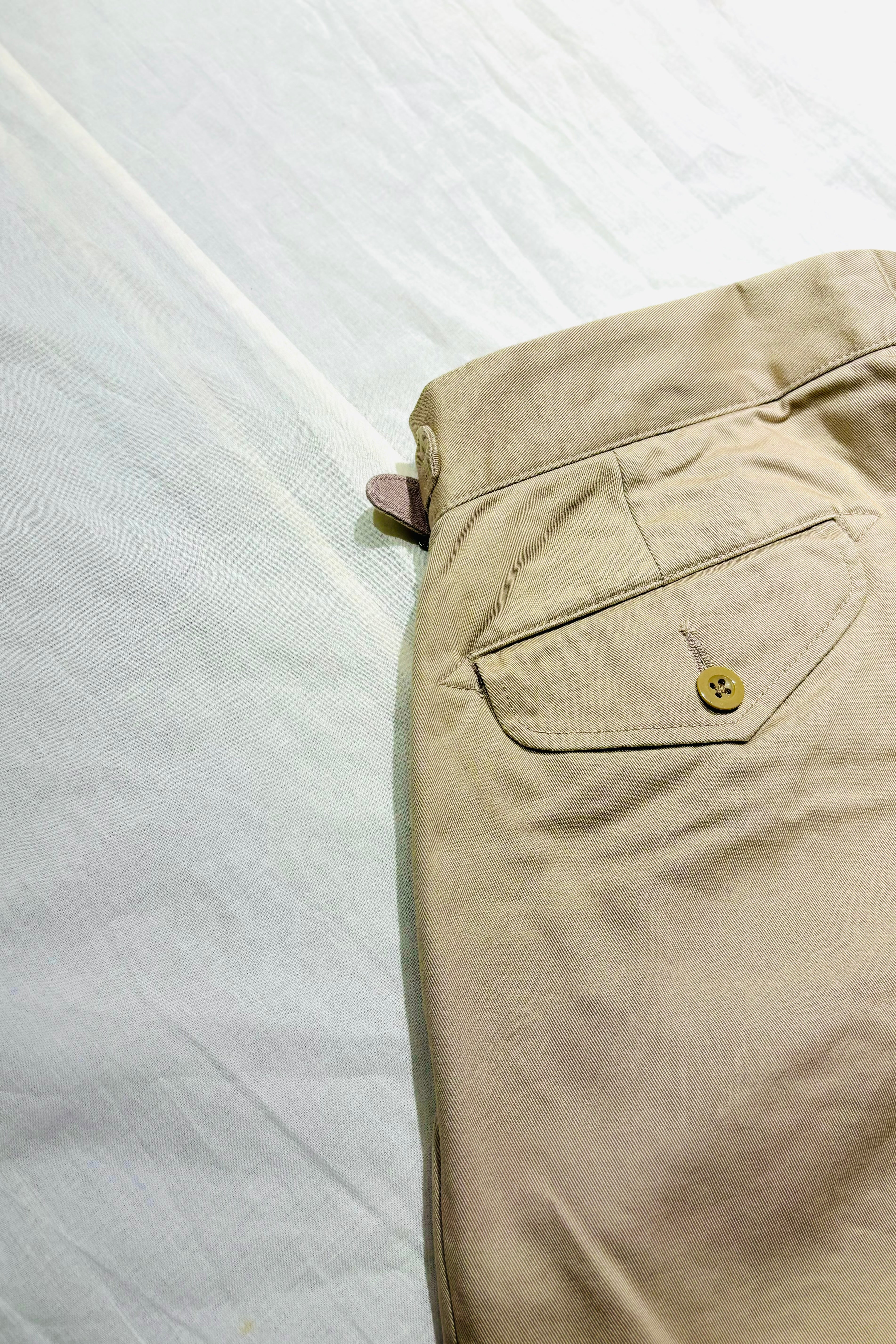 KENNETH FIELD - GURKA Ⅲ TROUSER WEST POINT - KHAKI