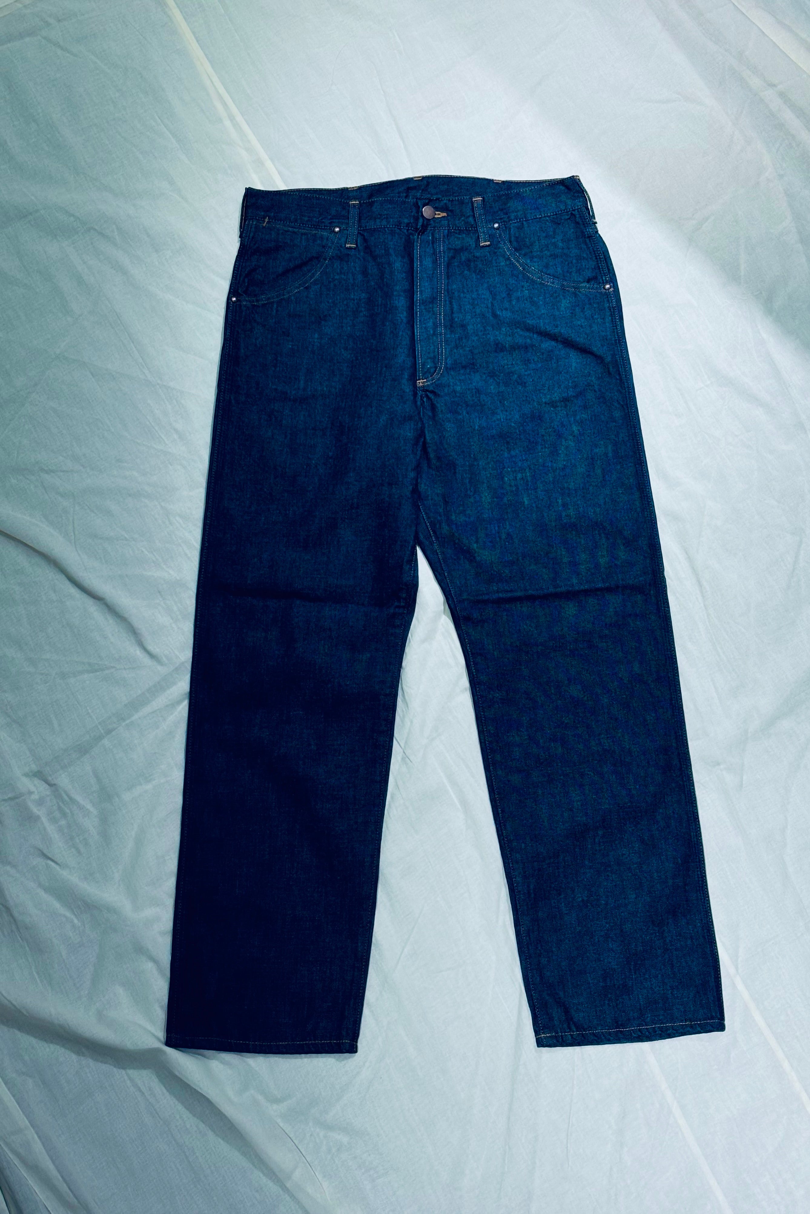 KENNETH FIELD - WESTERN 5P BROKEN DENIM - INDIGO