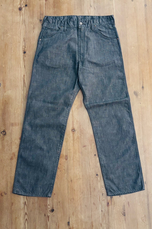 KENNETH FIELD - WESTERN 5P BROKEN TWILL - CHARCOAL
