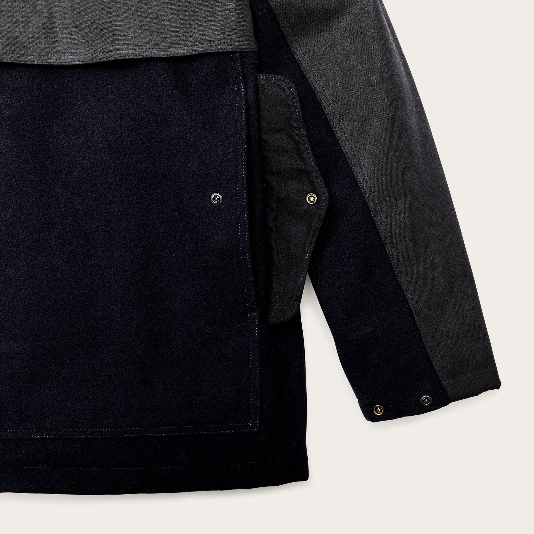 FILSON - MACKINAW DOUBLE COAT - DARK NAVY