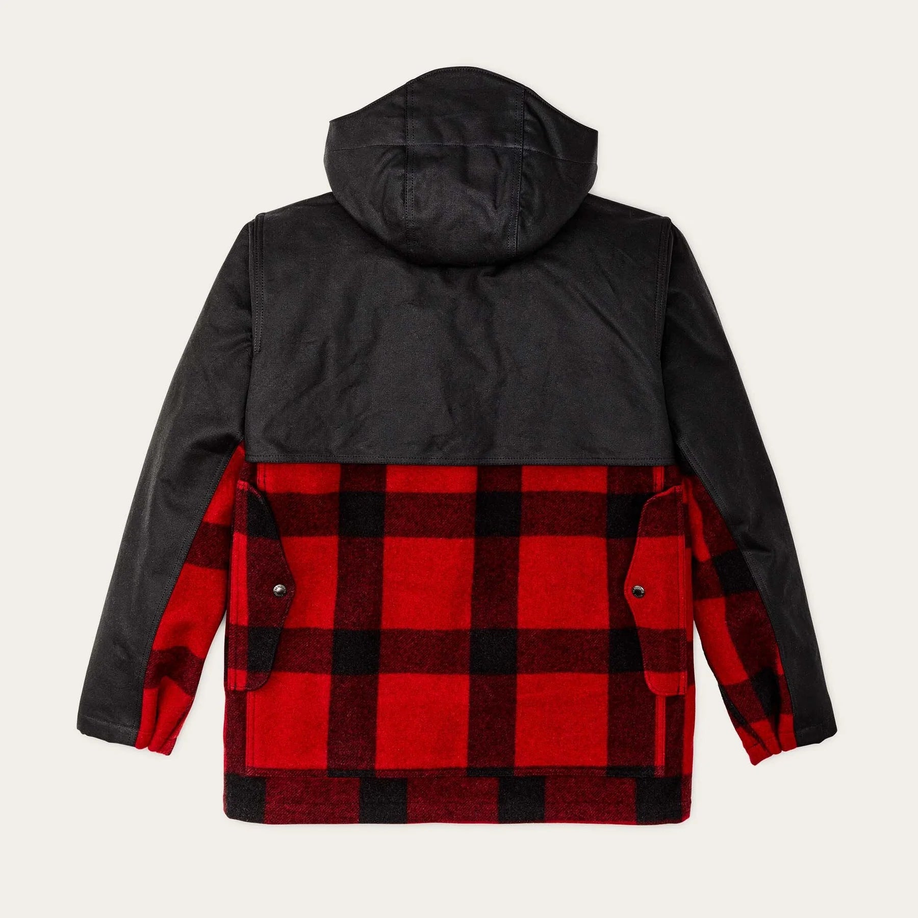 FILSON - MACKINAW DOUBLE COAT - RED BLACK