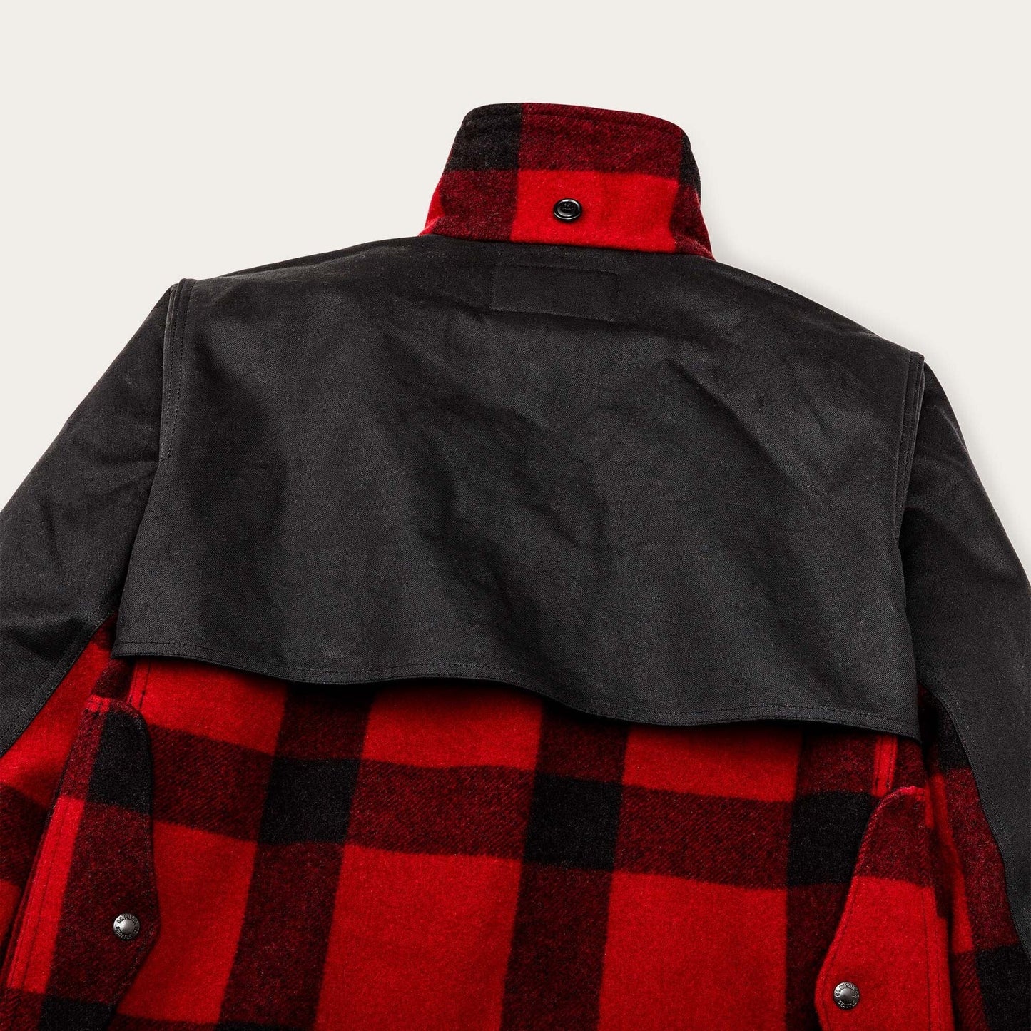 FILSON - MACKINAW DOUBLE COAT - RED BLACK