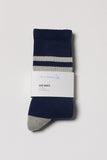 Merz b.Schwanen - GS06 - SOCKS STRIPED WITH TERRY PLUSH INSIDE