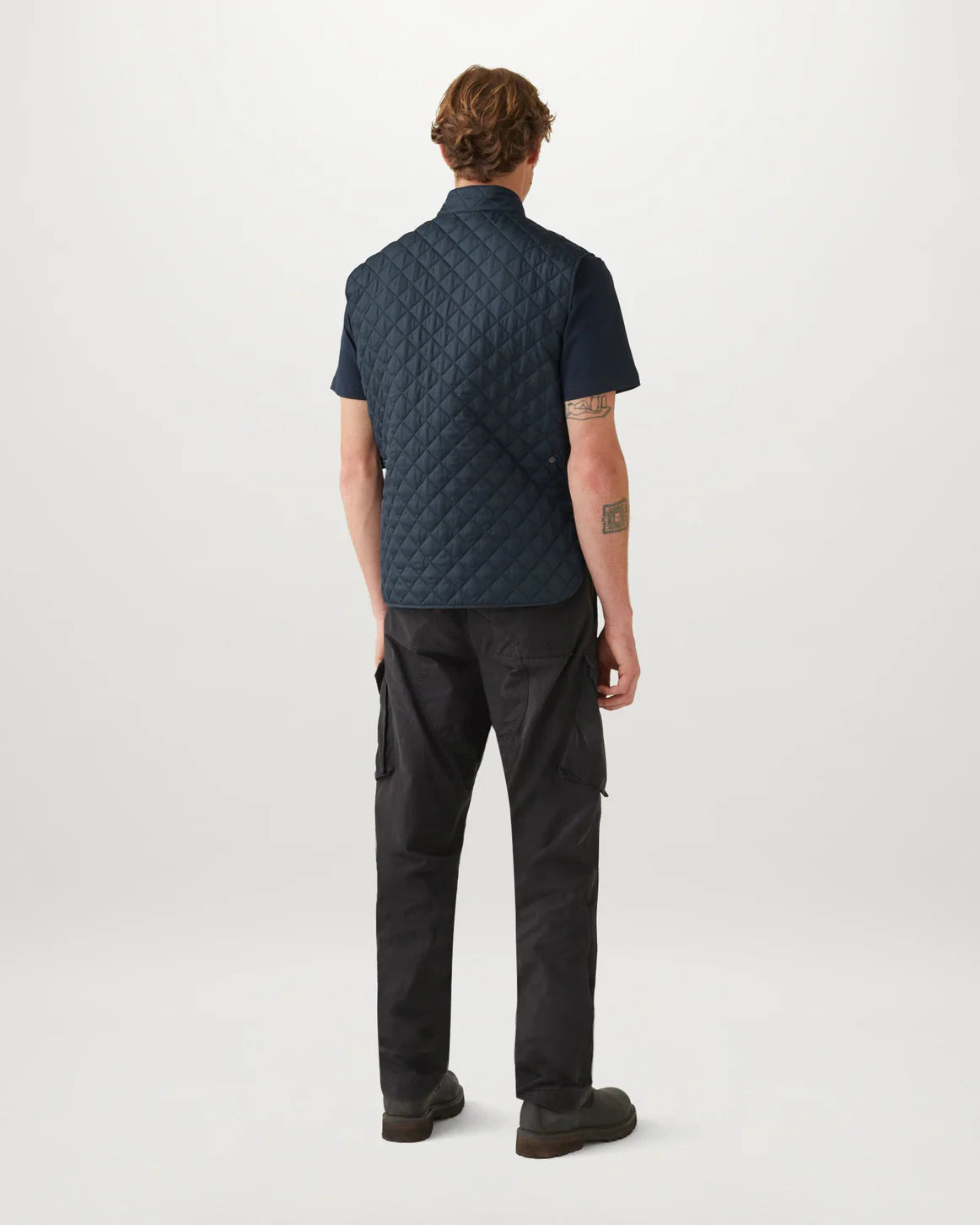 BELSTAFF - ICON GILET QUILTED RECYCLED NYLON - DARK INK