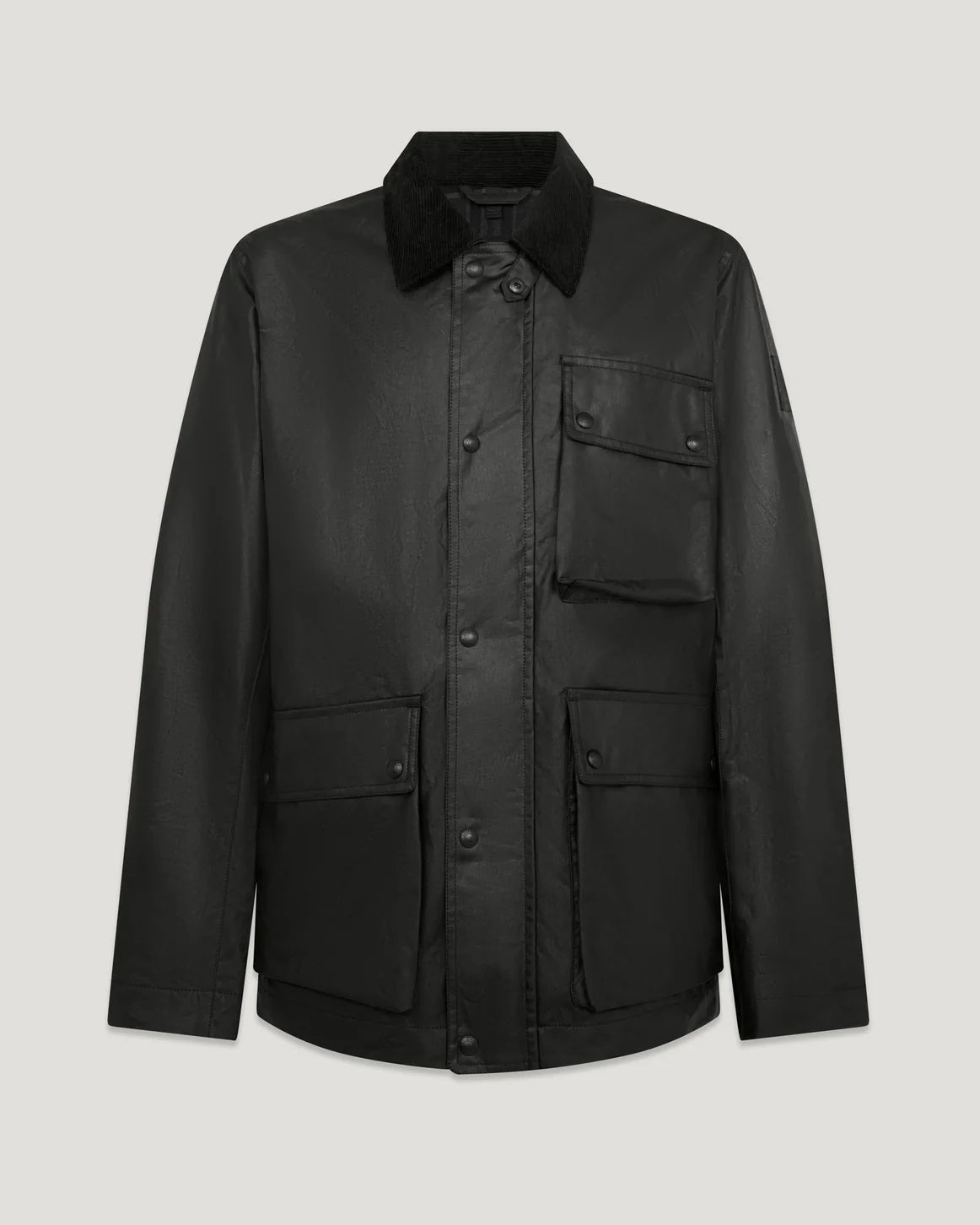 BELSTAFF - INCLINE JACKET WAXED COTTON - BLACK