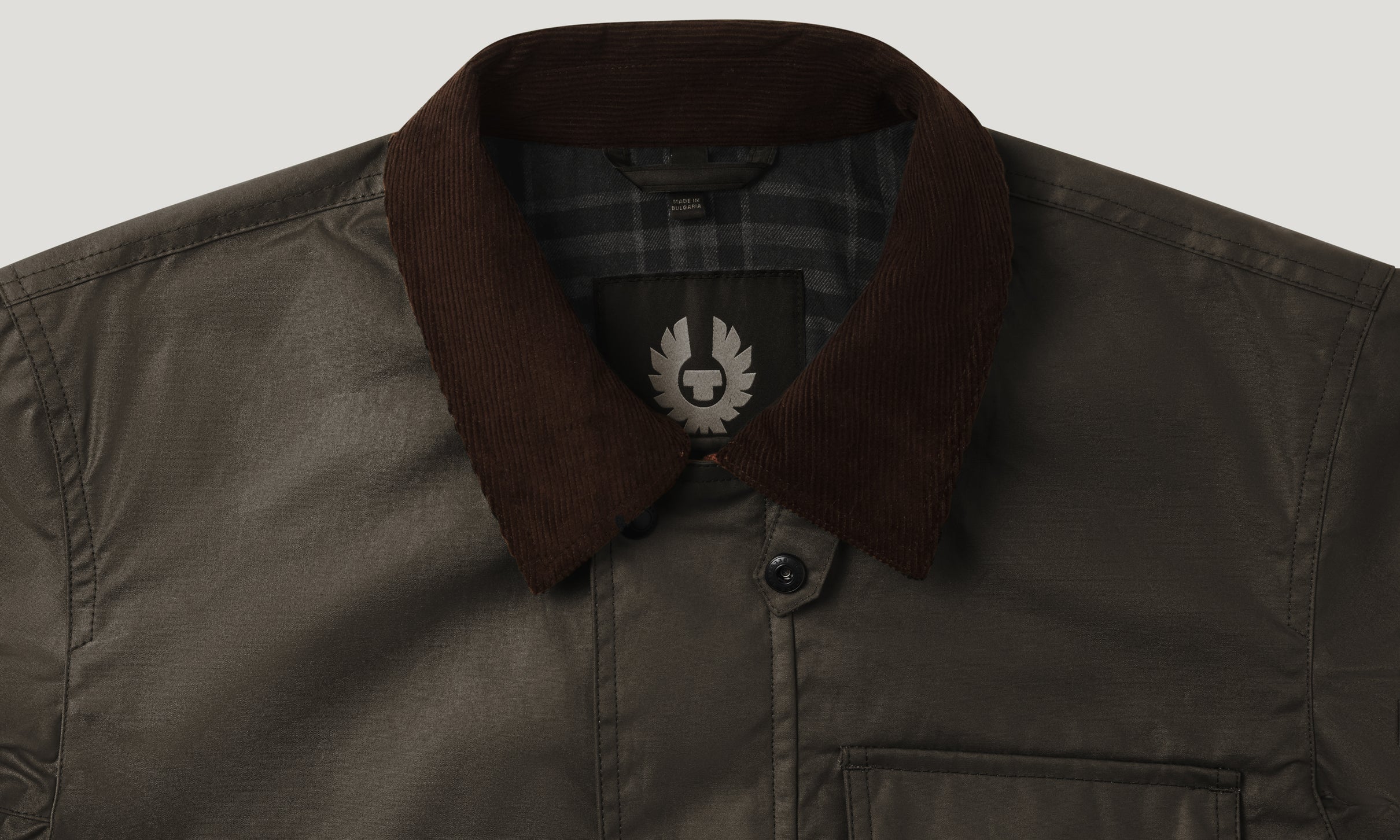 BELSTAFF - INCLINE JACKET WAXED COTTON - DARK EARTH