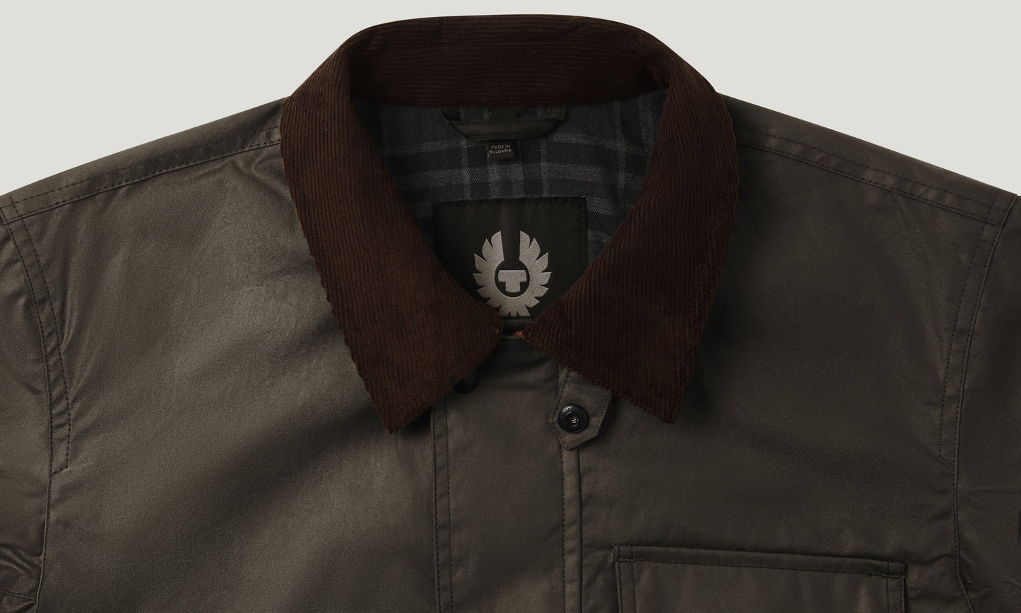 BELSTAFF - INCLINE JACKET WAXED COTTON - DARK EARTH
