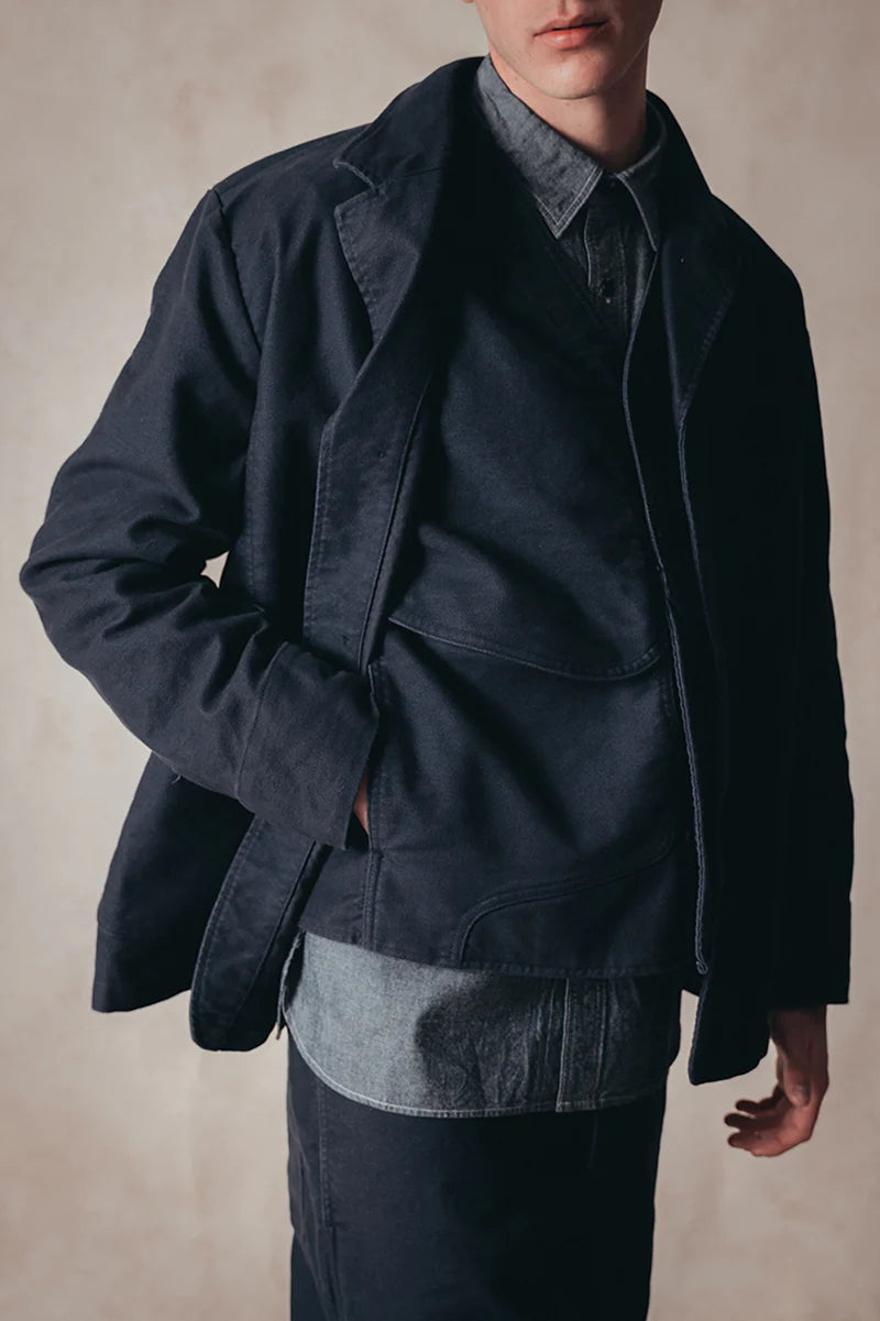 Nigel Cabourn LYBRO - V01-M WORK VEST - MOLESKIN