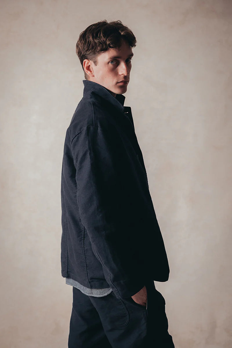 Nigel Cabourn LYBRO - JK03-M WORK SUIT JACKET - MOLESKIN
