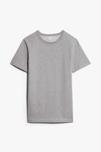 Merz b.Schwanen - 215 CREW NECK TEE 8.6oz - GREY MEL