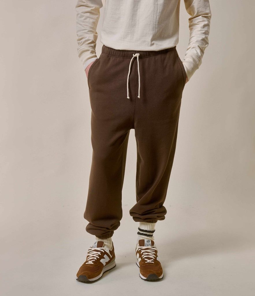 Merz b.Schwanen - SP06 SWEATPANTS 9.4oz - CHOCOLATE