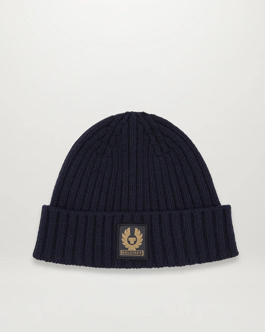 BELSTAFF - WATCH BEANIE HAT - DARK NAVY