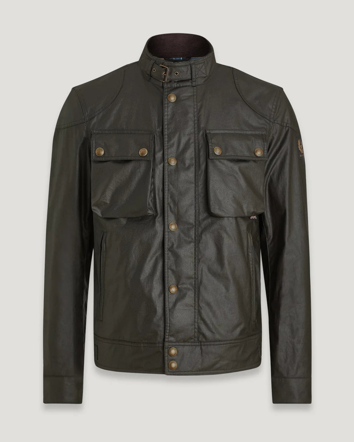 BELSTAFF - RACEMASTER JACKET WAXED COTTON - FADED OLIVE