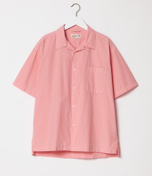 Merz b.Schwanen - SHIRT03 UNISEX BOWLING SHIRT RELAXED FIT - PEACH