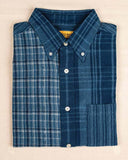 ORIGINAL MADRAS TRADING COMPANY - No103 CONTRAST BD LS SHIRT - OM44611.X3