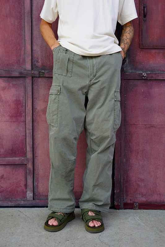 Nigel Cabourn - ARMY CARGO PANT PIGMENT - COTTON NYLON
