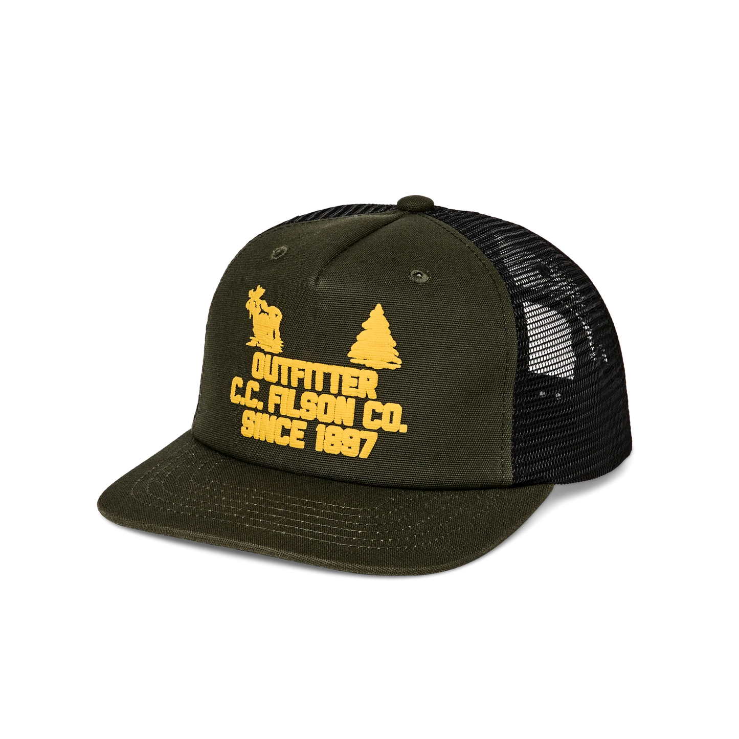 FILSON - TRUCKER MESH CAP - LODEN GREEN / OUTFITTER