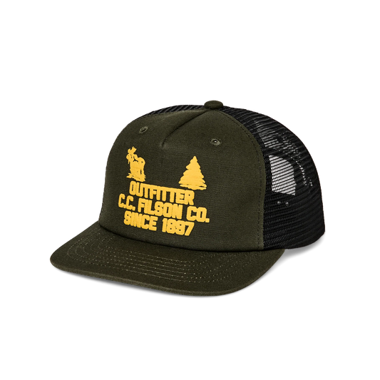 FILSON - TRUCKER MESH CAP - LODEN GREEN / OUTFITTER