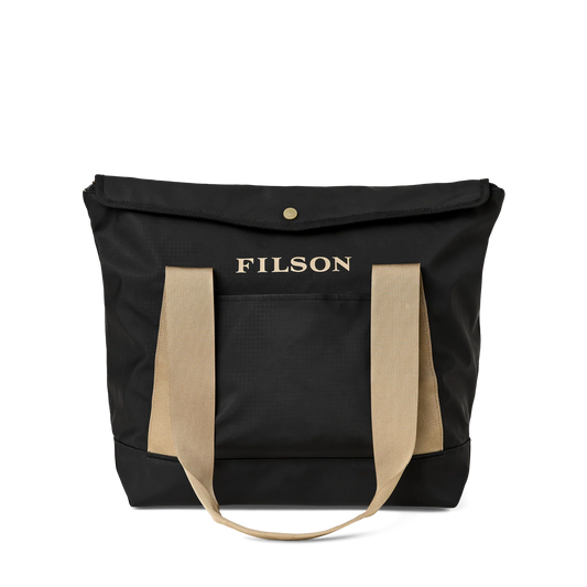 FILSON - SCOUT TOTE BAG - BLACK / COVERT
