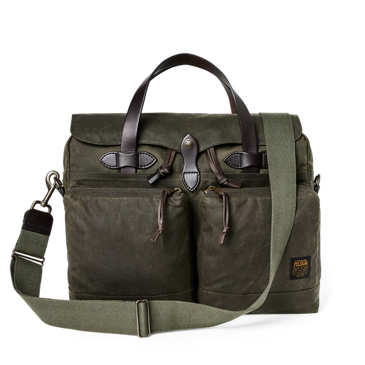 FILSON - 24 HOUR TIN CLOTH BRIEFCASE - OTTER GREEN