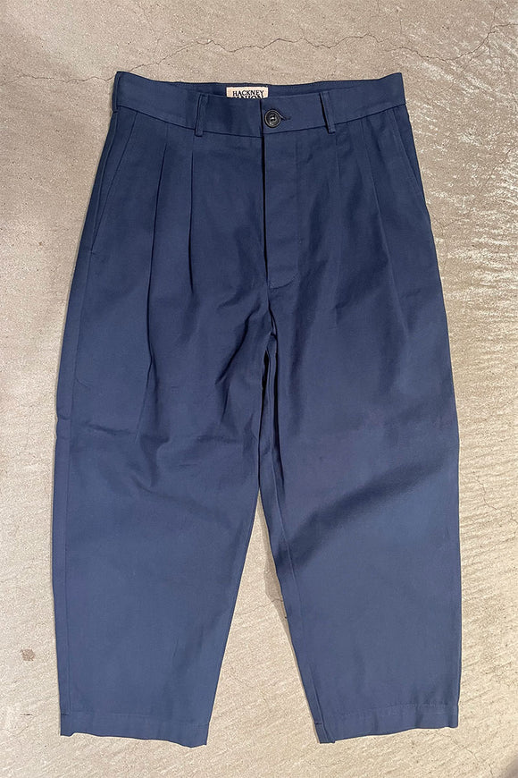 HACKNEY UNION WORKHOUSE - GILSTON CROPPED TROUSER - NAVY
