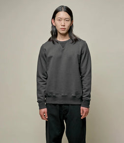 Merz b.Schwanen - 3M46 VINTAGE MACHINE FLEECE CLASSIC FIT SWEATSHIRT - CHARCOAL