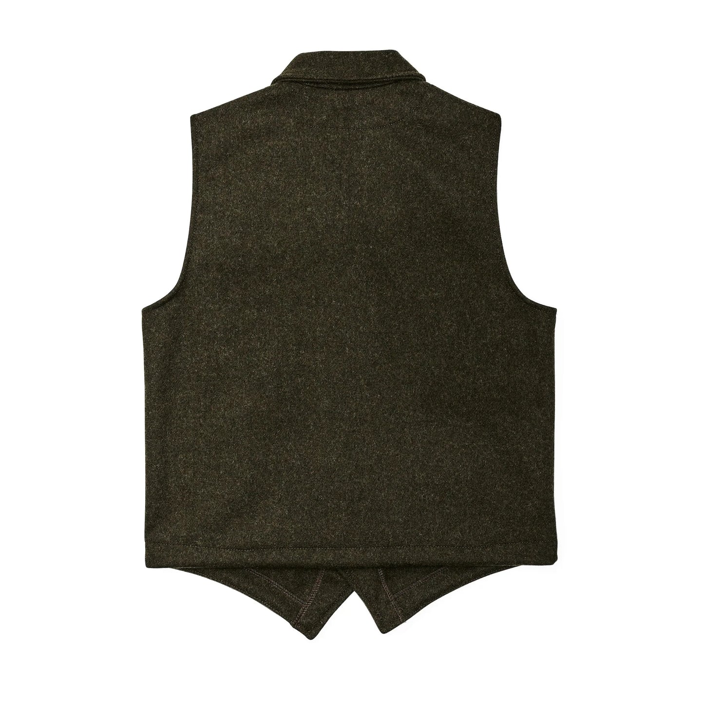 FILSON - MACKINAW WOOL WESTERN VEST - FOREST GREEN