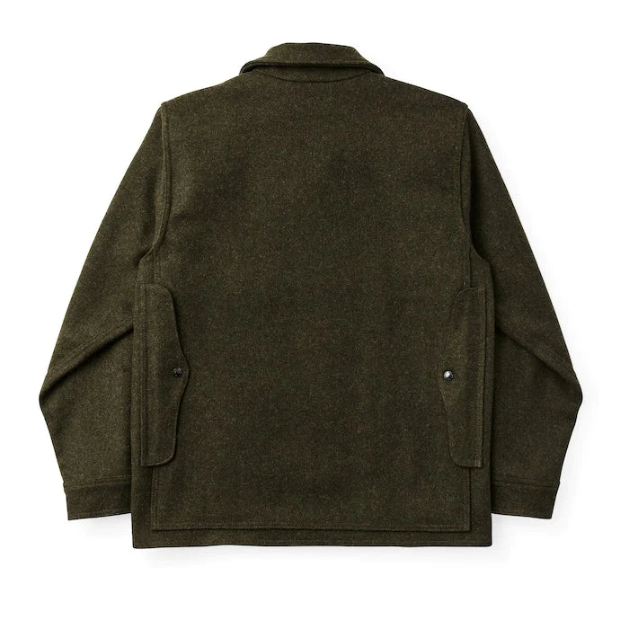 FILSON - MACKINAW WOOL CRUISER JACKET - FOREST GREEN