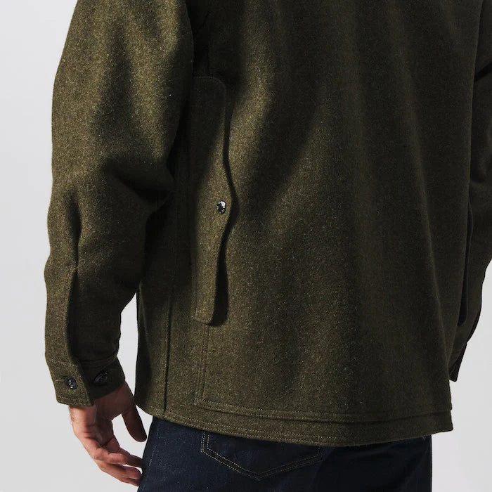 FILSON - MACKINAW WOOL CRUISER JACKET - FOREST GREEN