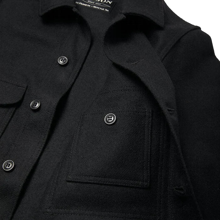 FILSON - MACKINAW WOOL CRUISER JACKET - DARK NAVY