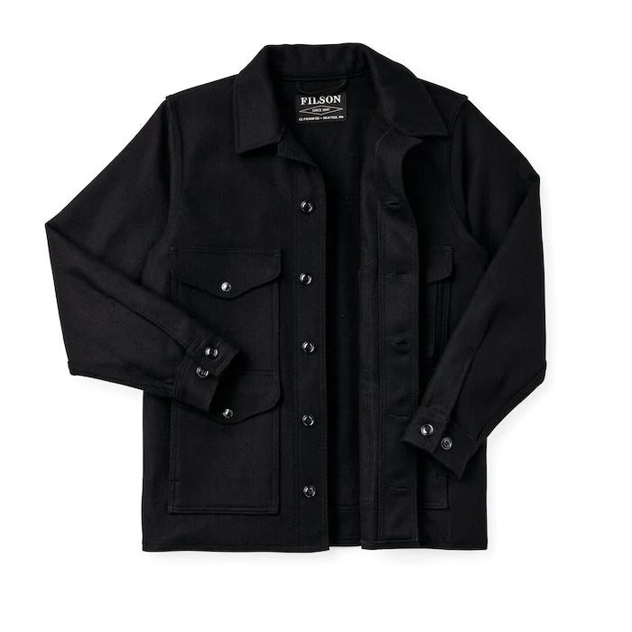 FILSON - MACKINAW WOOL CRUISER JACKET - DARK NAVY