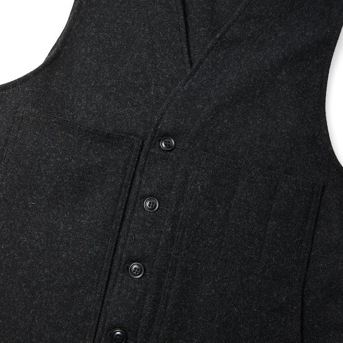 FILSON - MACKINAW WOOL VEST - CHARCOAL