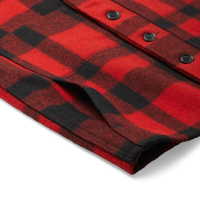 FILSON - MACKINAW WOOL VEST - RED/BLACK