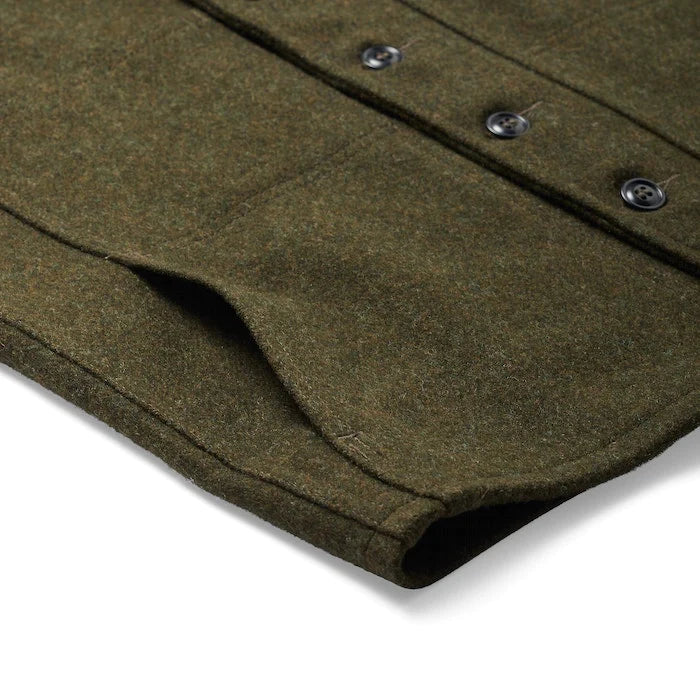 FILSON - MACKINAW WOOL VEST - FOREST GREEN