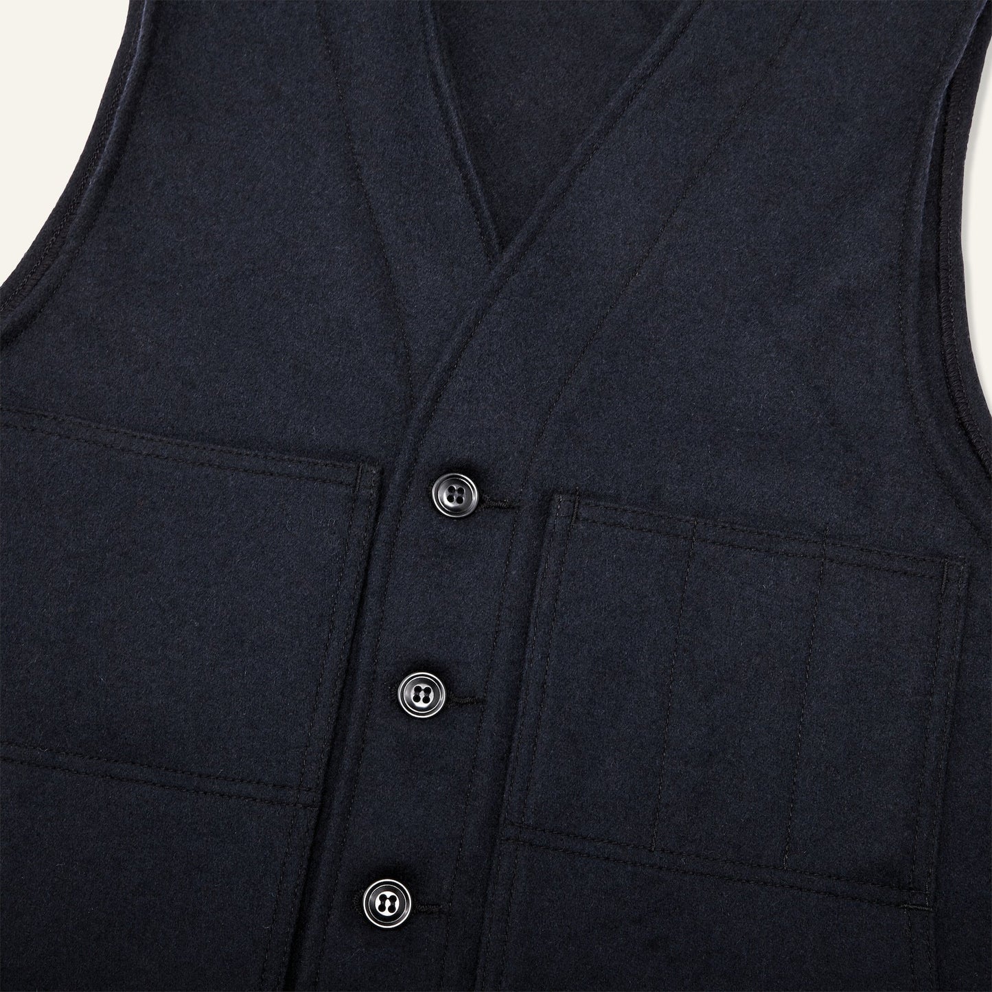 FILSON - MACKINAW WOOL VEST - NAVY