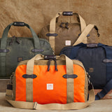 FILSON - TIN CLOTH MEDIUM DUFFLE BAG - DARK TAN