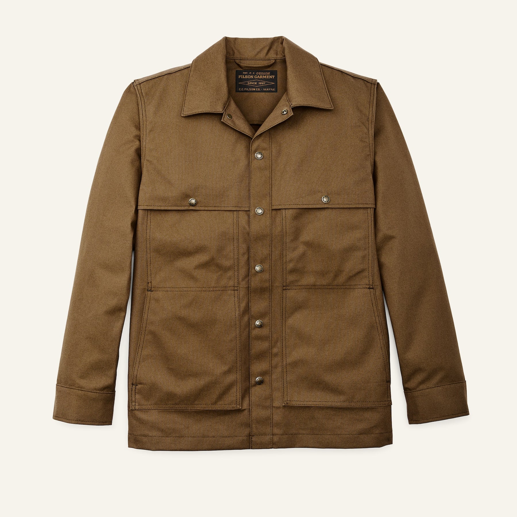 【US LIMITED】FILSON - DRY TIN JAC SHIRT - SEPIA