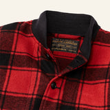 【US LIMITED】FILSON - CCC WOOL BOMBER JACKET - RED BLACK PLAID