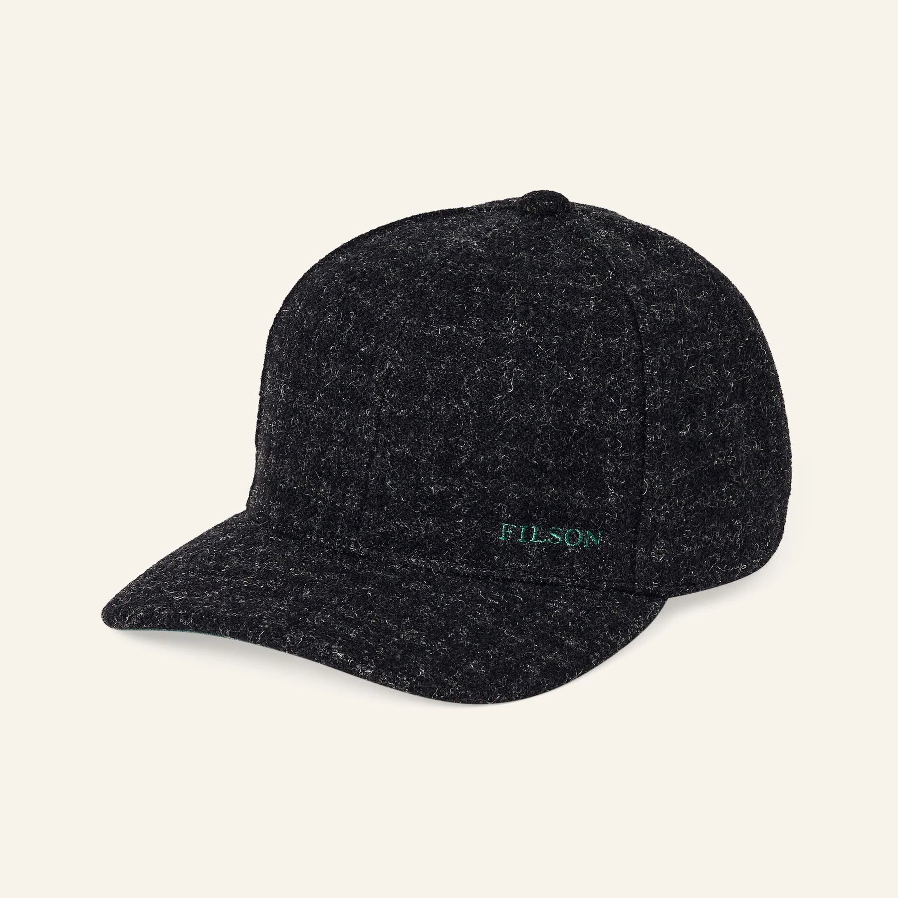 FILSON - WOOL LOGGER CAP - BLACK