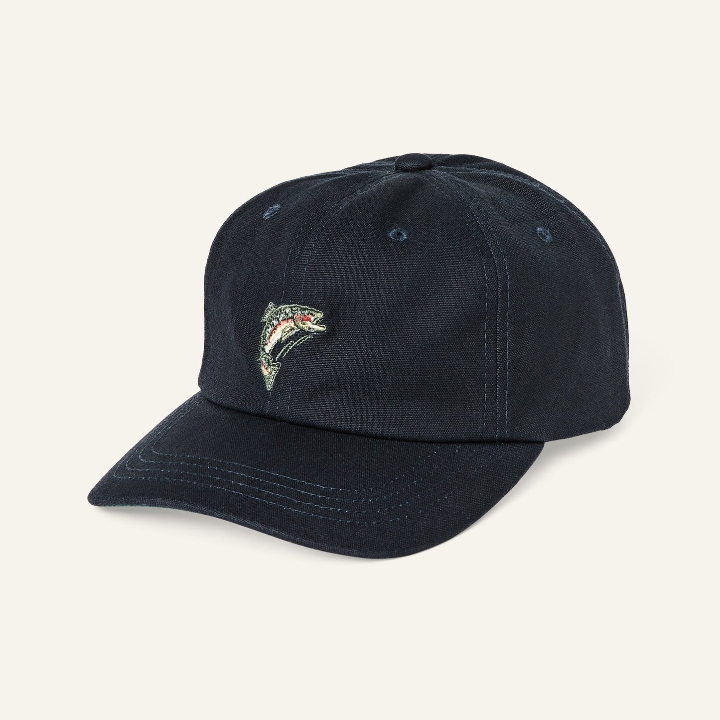 FILSON - DRY TIN LOW PROFILE CAP - NAVY / FISH