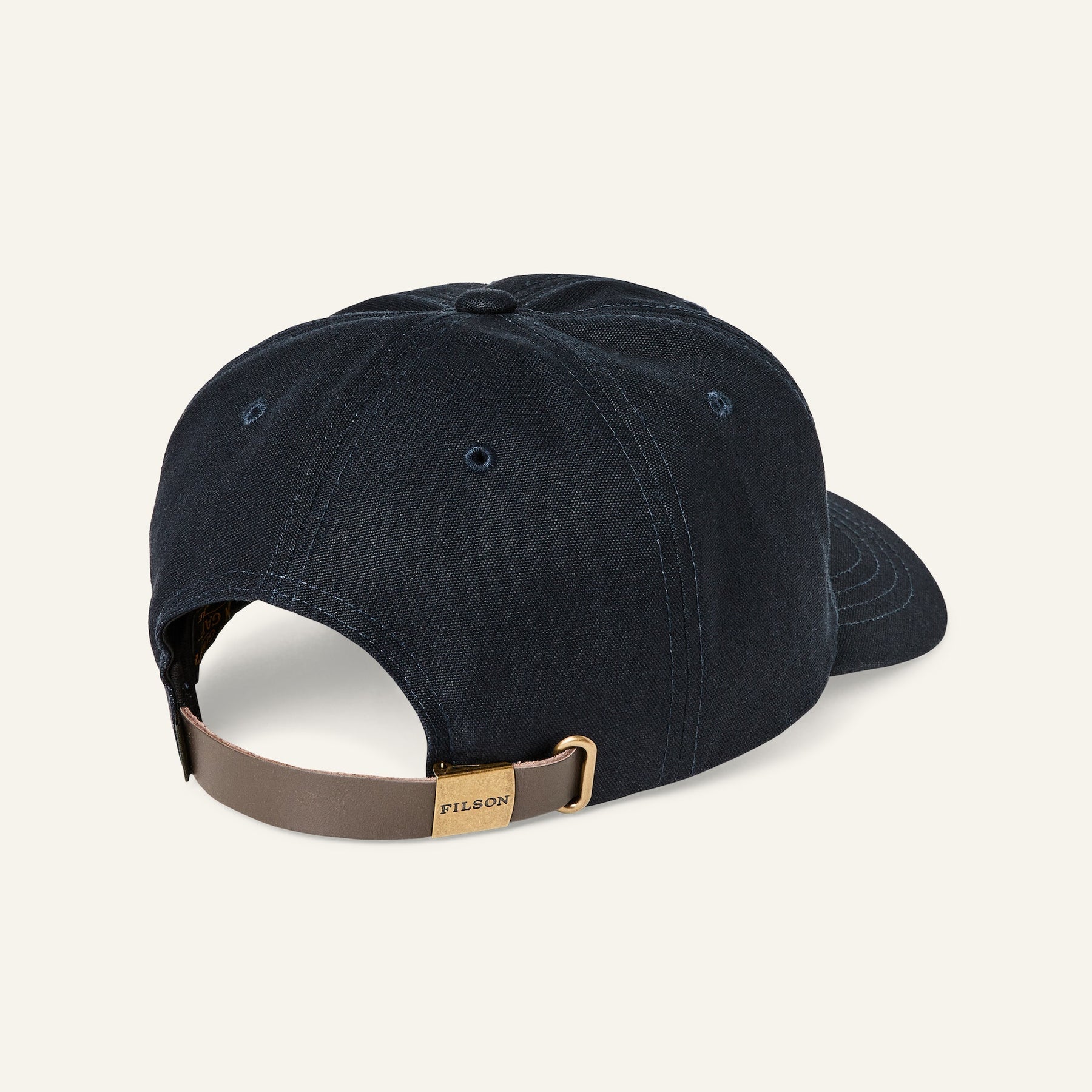 FILSON - DRY TIN LOW PROFILE CAP - NAVY / FISH