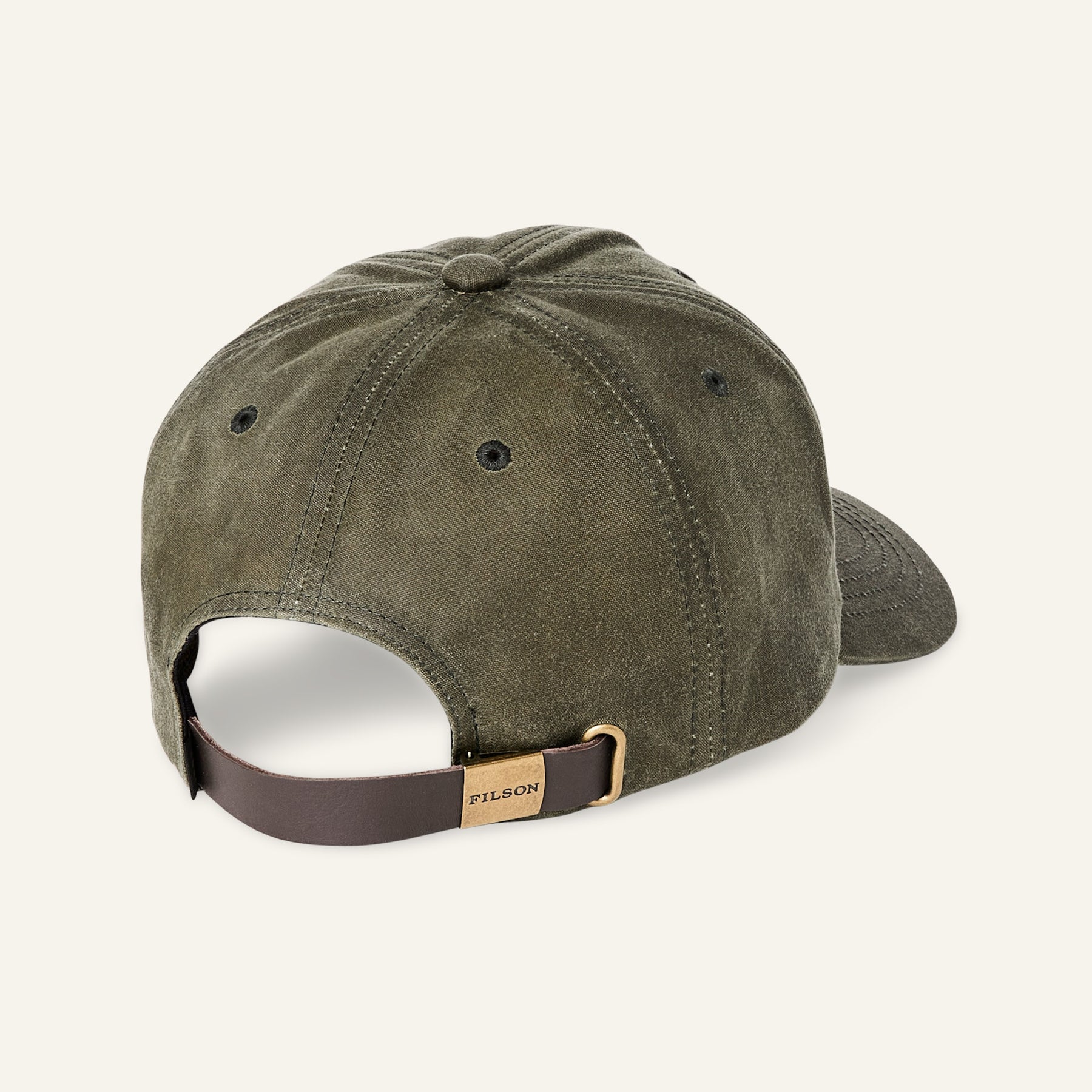 FILSON - OIL TIN LOW PROFILE LOGGER CAP - OTTER GREEN