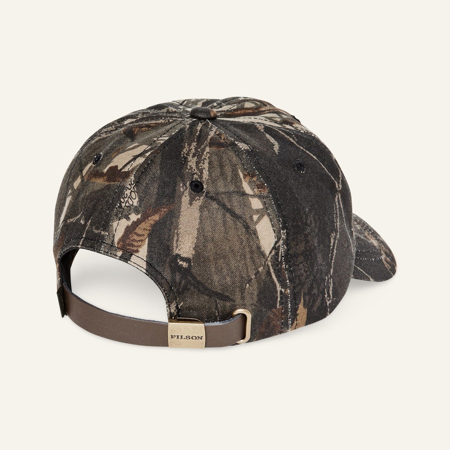 FILSON - OIL TIN LOW PROFILE LOGGER CAP - REALTREE HARDWOODS CAMO