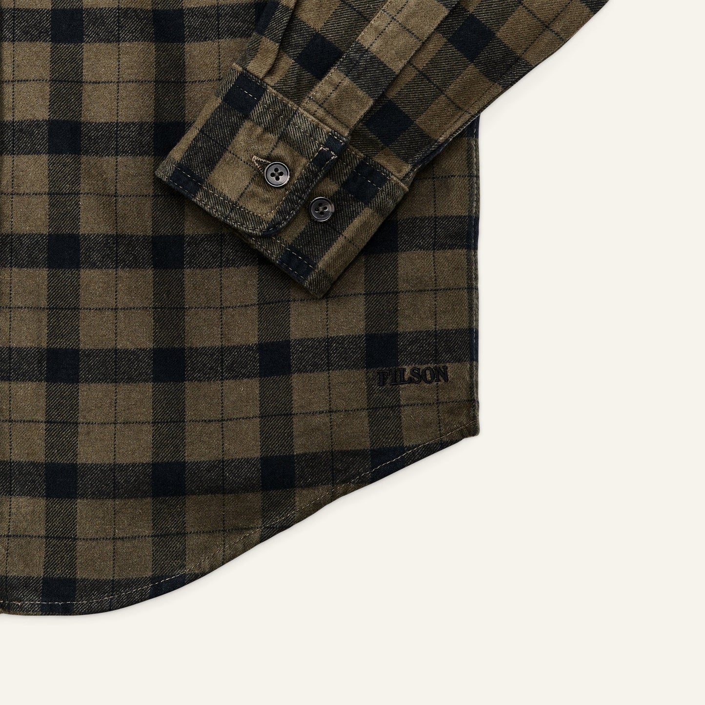 FILSON - ALASKAN GUIDE SHIRT - OTTER GREEN/BLACK