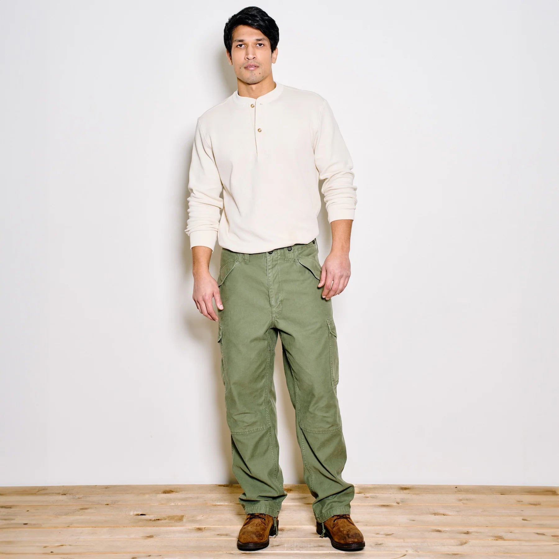 FILSON - FIELD CARGO PANTS - WASHED FATIGUE GREEN