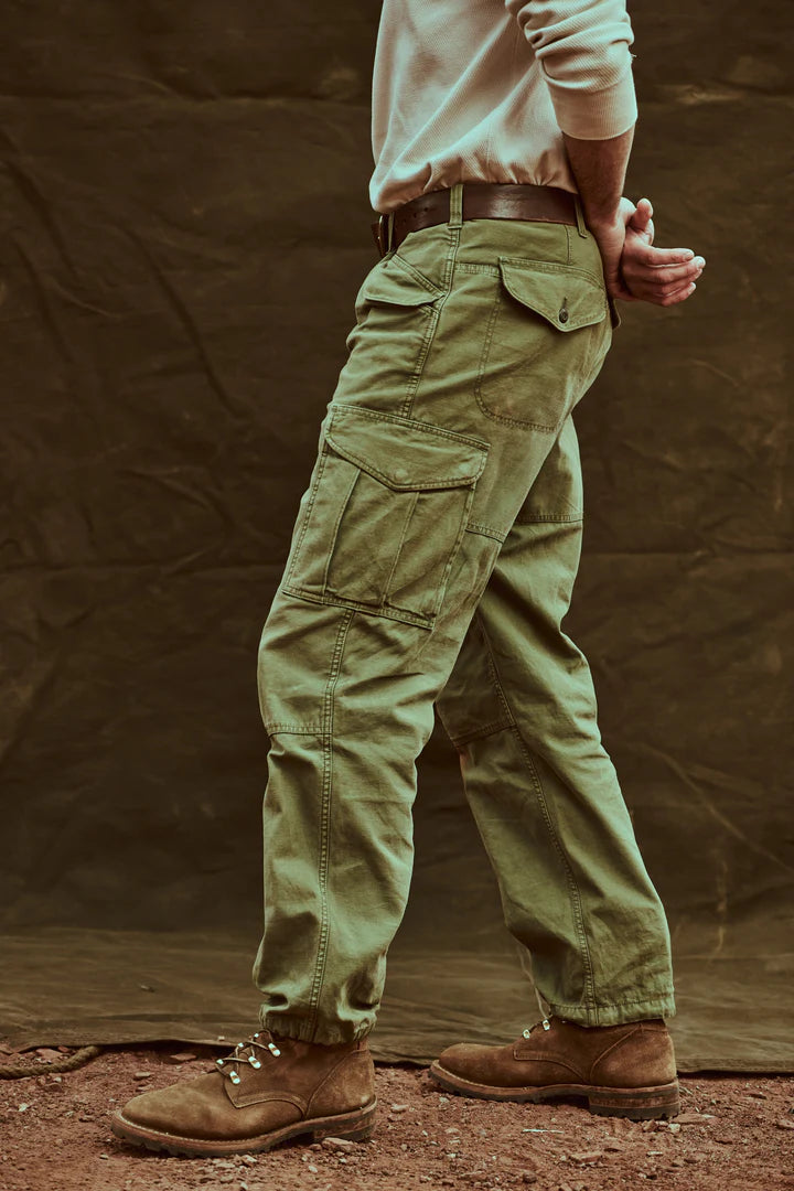 FILSON - FIELD CARGO PANTS - WASHED FATIGUE GREEN