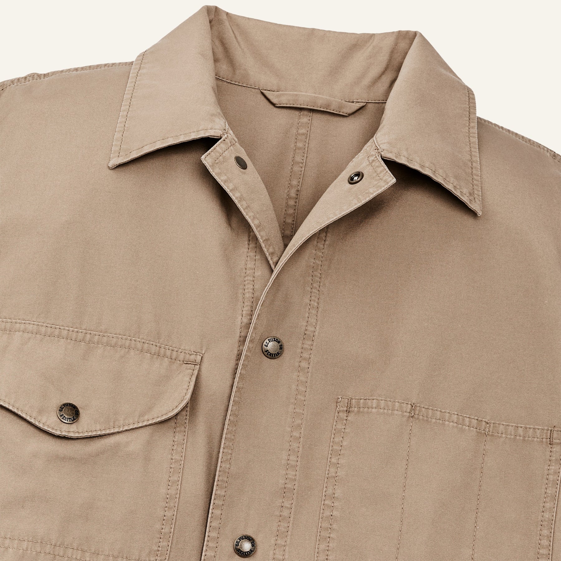 FILSON - SAFARI CLOTH JACKET - SAFARI KHAKI