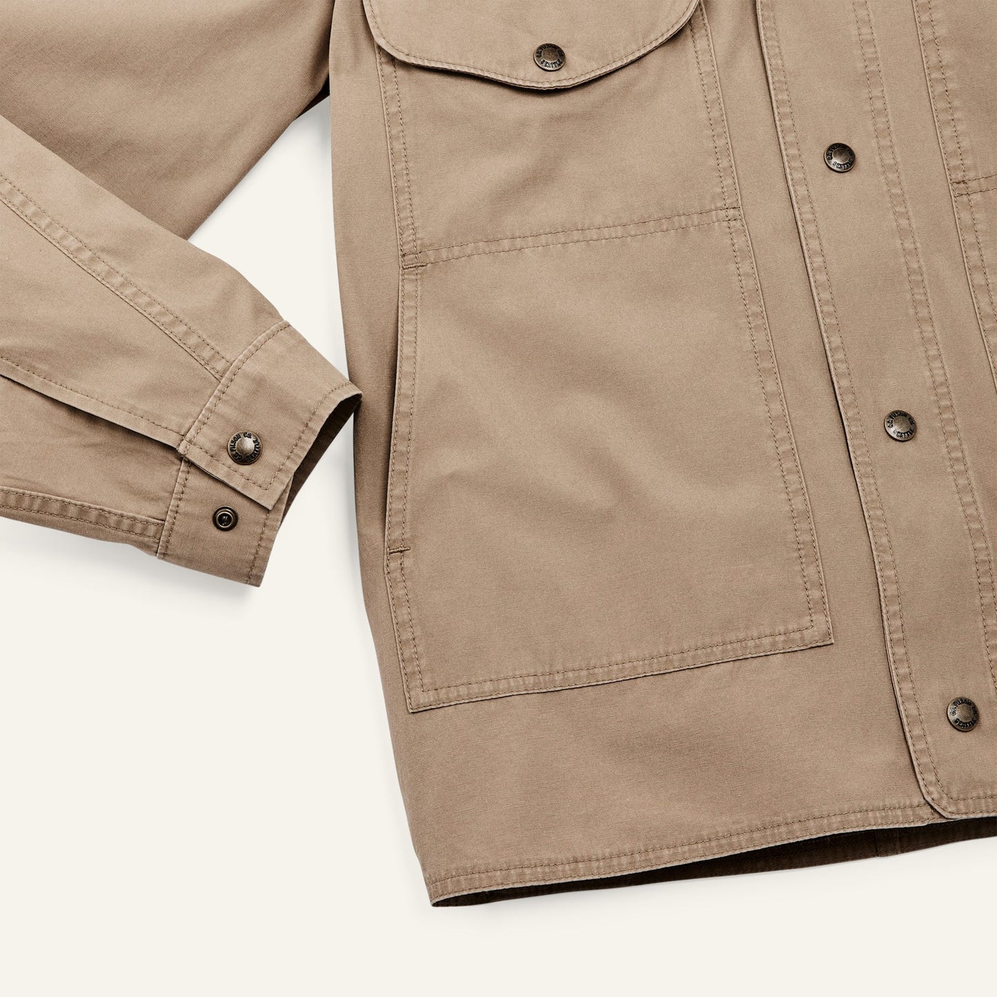 FILSON - SAFARI CLOTH JACKET - SAFARI KHAKI