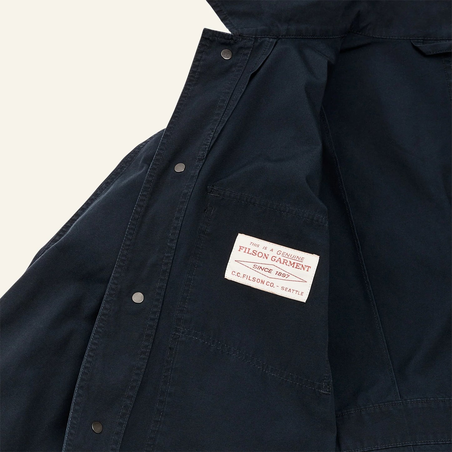 FILSON - SAFARI CLOTH JACKET - ANTHRACITE